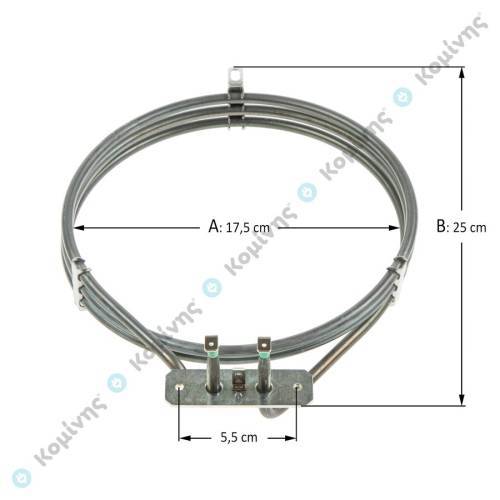 ΑΕΡΟΘΕΡΜΗ ΑΝΤ/ΣΗ BOSCH 2500W ΤΡΙΠΛΗ