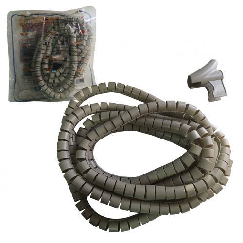 FTT18-015 EASYCOVER ΣΠΙΡΑΛ ΚΑΛΩΔΙΩΝ ΓΚΡΙ 25mm / 4 ΜΕΤΡΑ