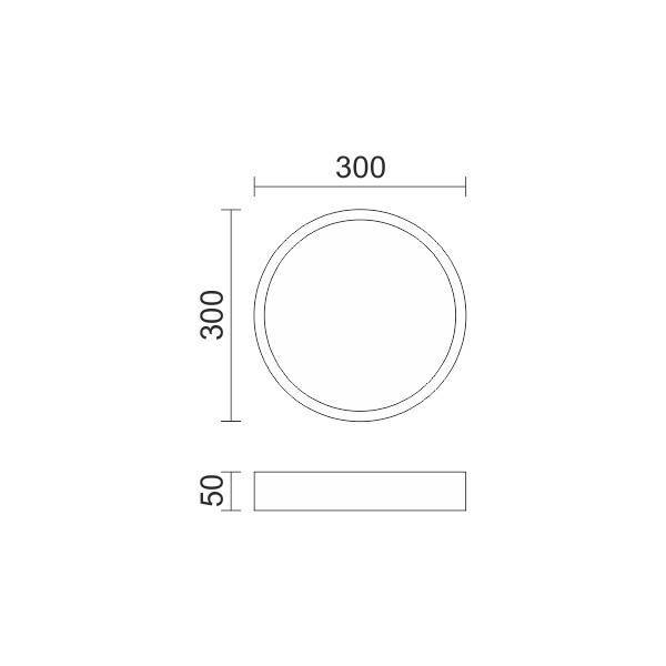 ΠΛΑΦΟΝΙΕΡΑ LED 21W 3000K