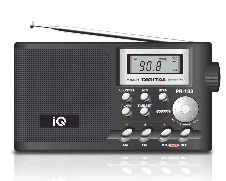 ΨΗΦΙΑΚΟ ΡΑΔΙΟΦΩΝΟ PR-133 BLACK