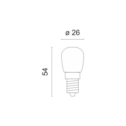 ΛΑΜΠΤΗΡAΣ LED E14 1.5W 4000K