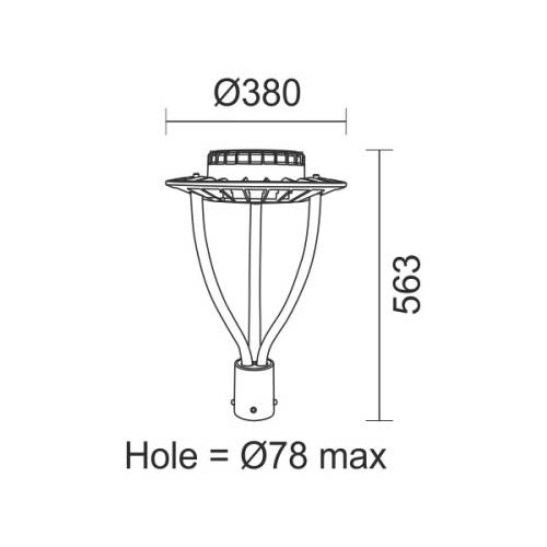 ΦΩΤΙΣΤΙΚΑ ΔΡΟΜΟΥ LED HPL 50W